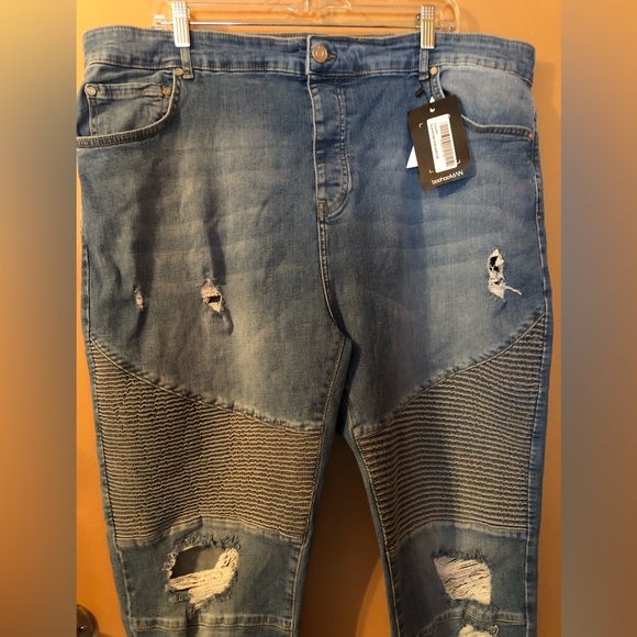 Busted knee biker jeans - Picture 3 of 5